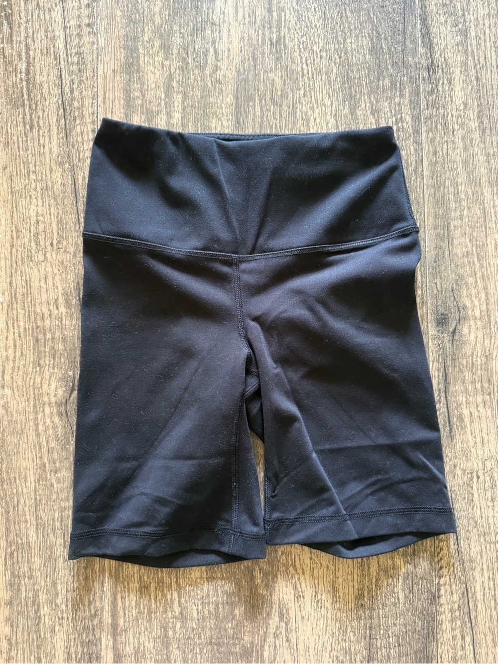 Yogalicious Black High-Rise Bike Shorts